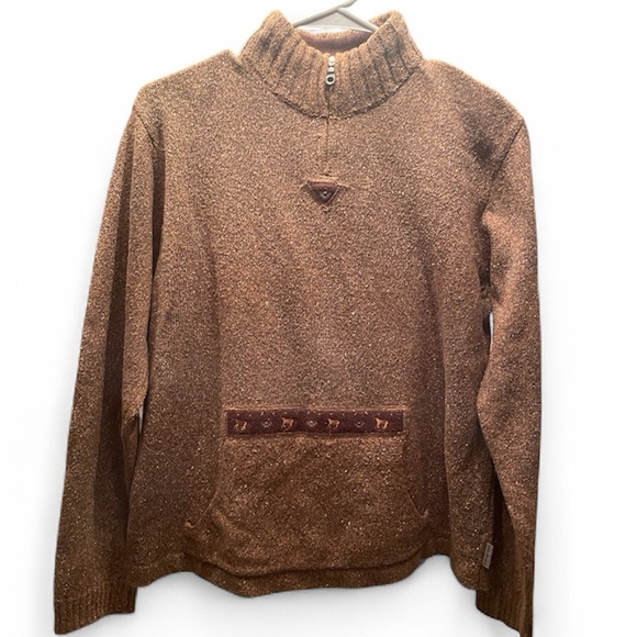 Woolrich Sweaters - Woolrich Brown Cowl Neck Sweater